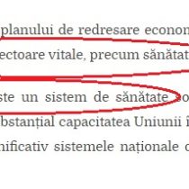 Iohannis omul care a luat bani de la Sănătate ca să dea la Serviciile secrete s’a trezit la UE că ‘Sănătatea este vitală’ ”