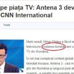 Pe 12 mai Gâdea anunță ”mutare bombă” fără geniști ”Parteneriat” cu un CNN în declin puternic de audiență în SUA