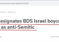 Germania decide în 2019 că boicotul BDS anti Israel este ”antisemit”