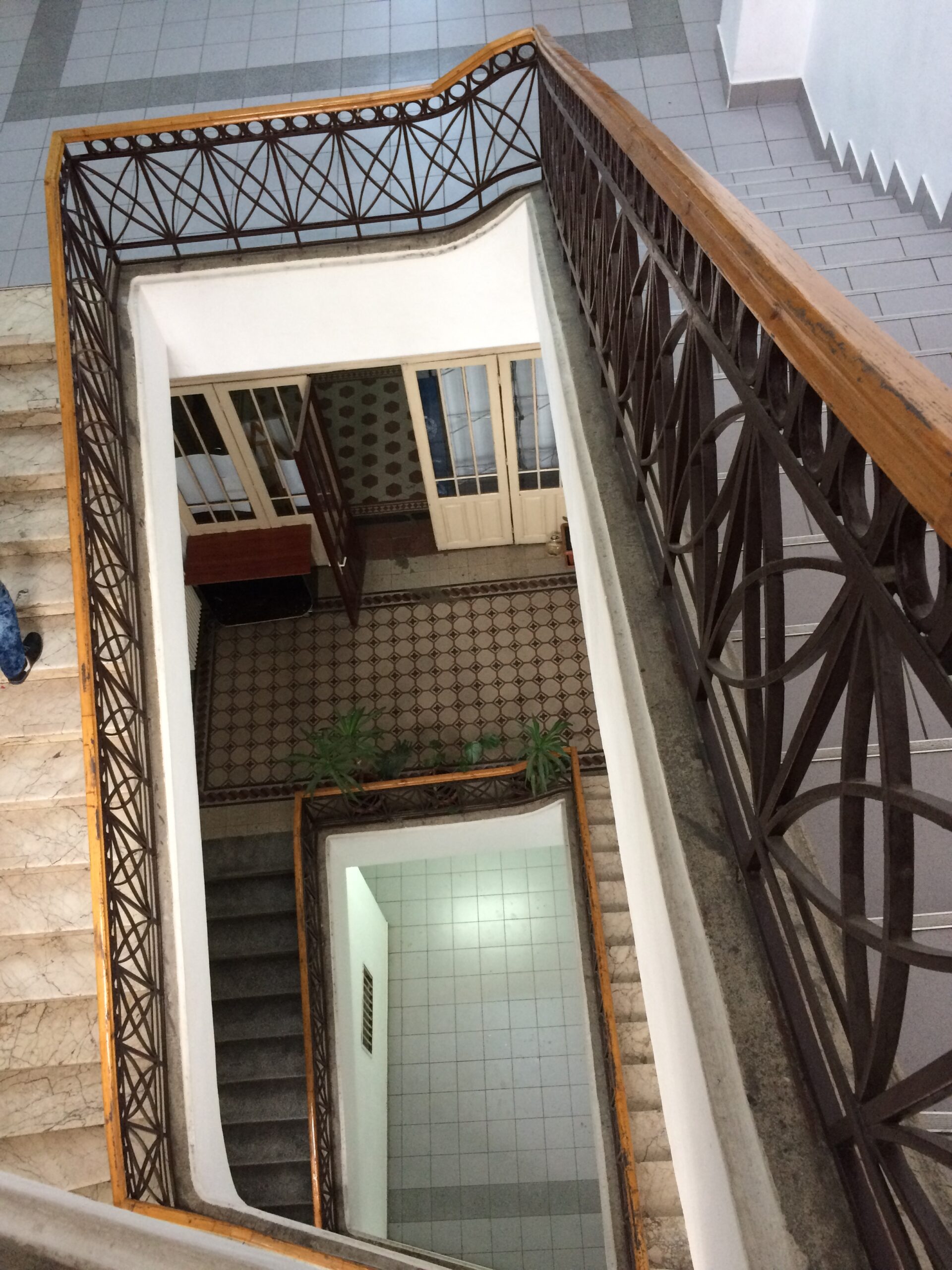 Liceul Mihai Viteazul scările
