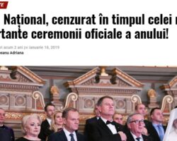 Plângerea penală împotriva celor care au cenzurat Imnul național al României a fost îngropată sub preș