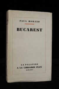 Morand_Paul_Bucarest_1935_edition-originale_
