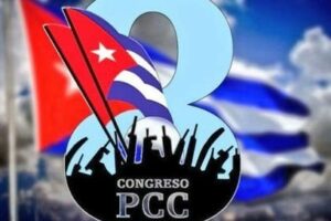 Logo-ul celui de-al optulea congres al Partidului Comunist Cubanez, aprilie 2021. | Foto: Twitter/ @SalazarGuardado