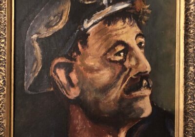 c-Minerul, tablou din 1958, făcut de bunicul Mircea Borcan